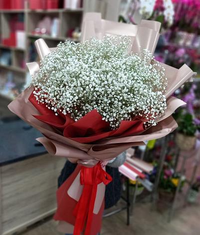 Букет цветов из: Гипсофила в Подосиновец