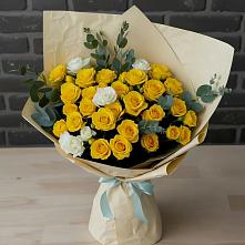 Букет цветов из:  Розы #REPLACE_PRED# Подосиновец