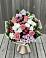Букет цветов из: Альстромерии, Гвоздики, Розы и Хризантемы в Подосиновец