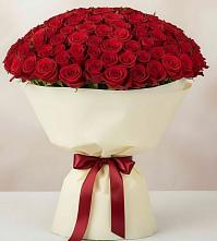 Букет 101 Красная роза Милано #REPLACE_PRED# Подосиновец