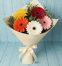 Букет цветов из:  Герберы в Подосиновец