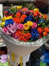 Букет цветов из:  Розы и Хризантемы #REPLACE_PRED# Подосиновец