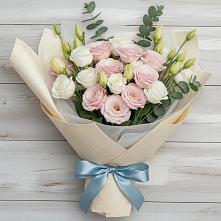 Букет цветов из:  Лизиантусы #REPLACE_PRED# Подосиновец