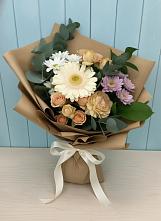 Букет цветов из:  Герберы и Хризантемы в Подосиновец