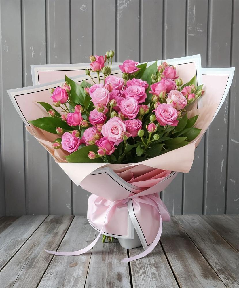 Букет Розовый кустик в Подосиновец