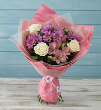 Букет цветов из:  Герберы #REPLACE_PRED# Подосиновец