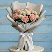 Букет цветов из:  Розы #REPLACE_PRED# Подосиновец