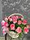 Цветочная композиция из Розы в корзине в Подосиновец
