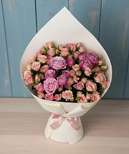 Букет цветов из:  Розы #REPLACE_PRED# Подосиновец