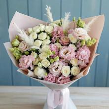 Букет цветов из:  Альстромерии и Розы в Подосиновец